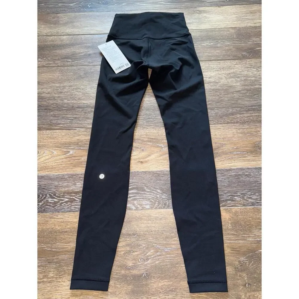 Lululemon Wunder Train High Rise 28” Black Size 4 NWT
